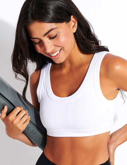 Alo Yoga Wellness Bra - Whiteimage1- The Sports Edit