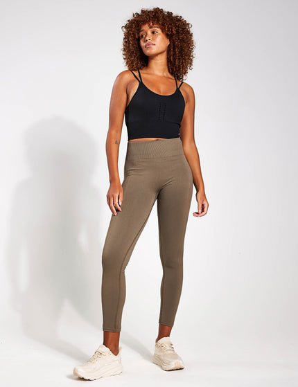 BORN India Seamless Legging - Walnutimage3- The Sports Edit