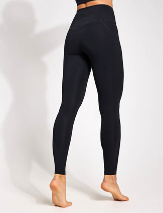 Compressive High Waisted Legging - Black Compressive High Waisted Legging - Black