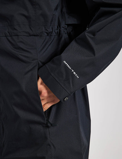 Columbia Weekend Adventure II Long Waterproof Jacket - Blackimage3- The Sports Edit