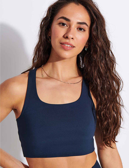 Girlfriend Collective Paloma Bra Classic - Midnightimage1- The Sports Edit
