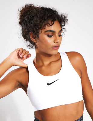 Swoosh High Support Bra - White/Black Swoosh High Support Bra - White/Black