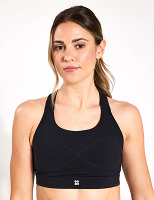 Power Medium Support Sports Bra - Black Power Medium Support Sports Bra - Black