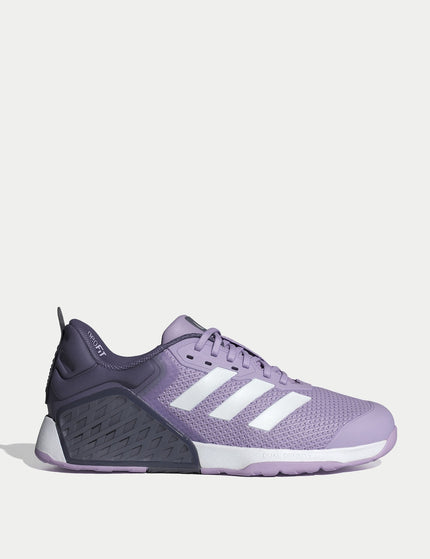 adidas Dropset 3 Strength Training Shoes - Powder Plum/Cloud White/Preloved Violetimage1- The Sports Edit