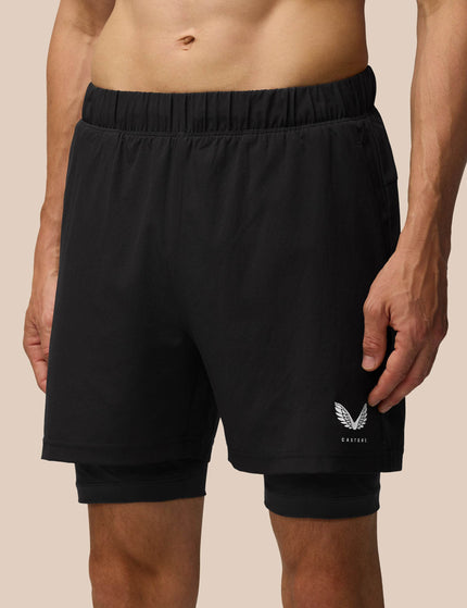 Castore 2-In-1 Short - Black/Whiteimage1- The Sports Edit