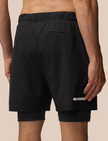 Castore 2-In-1 Short - Black/Whiteimage2- The Sports Edit