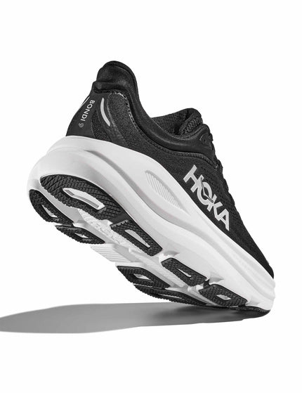 HOKA Bondi 9 - Black/Whiteimage4- The Sports Edit