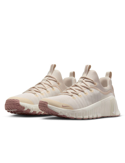 Nike Free Metcon 6 Shoes - Soft Pearl/Particle Pink/Pearl Whiteimage2- The Sports Edit
