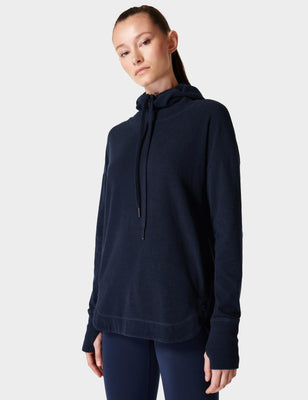 Escape Italian Fleece Hoody - Navy Blue Escape Italian Fleece Hoody - Navy Blue
