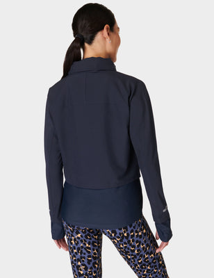 Fast Track Running Jacket - Navy Blue Fast Track Running Jacket - Navy Blue