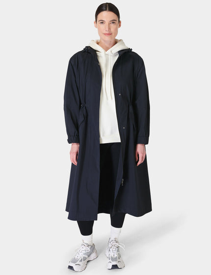 Sweaty Betty Motion Longline Parka - French Navy Blueimage2- The Sports Edit