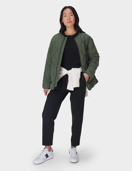Sweaty Betty On The Move Quilted Jacket - Ivy Greenimage7- The Sports Edit