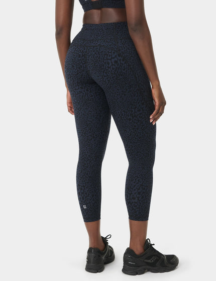 Sweaty Betty Power 7/8 Gym Leggings - Blue Halftone Leopard Printimage2- The Sports Edit