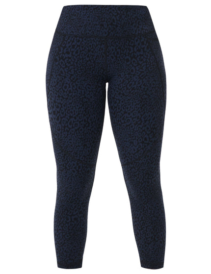 Sweaty Betty Power 7/8 Gym Leggings - Blue Halftone Leopard Printimage8- The Sports Edit