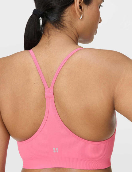 Sweaty Betty Spirit Restored Yoga Bra - Lollipop Pinkimage4- The Sports Edit