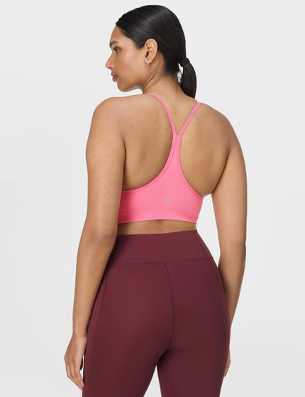 Sweaty Betty Spirit Restored Yoga Bra - Lollipop Pinkimage2- The Sports Edit