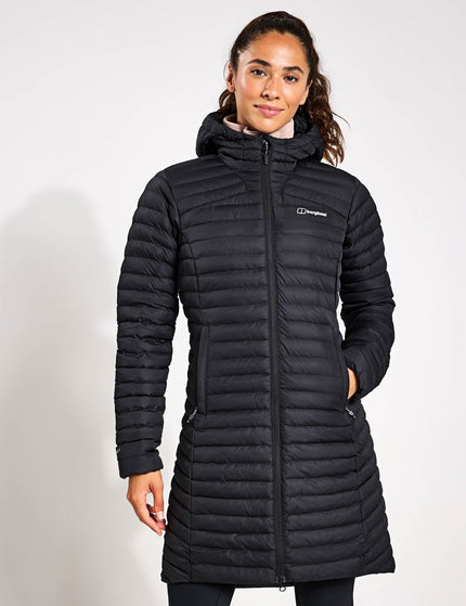 Berghaus Nula Micro Jacket Long - Blackimage1- The Sports Edit