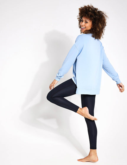 Beyond Yoga Off Duty Pullover - Hazy Skyimage4- The Sports Edit