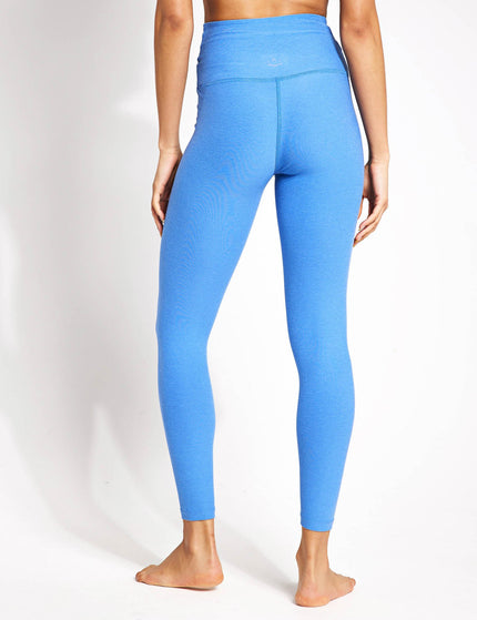 Beyond Yoga Spacedye At Your Leisure High Waisted Midi Legging - Sky Blue Heatherimage3- The Sports Edit