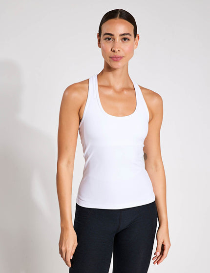 Beyond Yoga Spacedye Step Up Racerback Tank - Cloud Whiteimage1- The Sports Edit