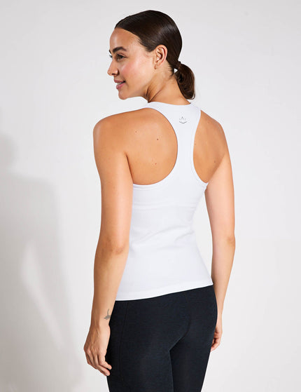 Beyond Yoga Spacedye Step Up Racerback Tank - Cloud Whiteimage2- The Sports Edit