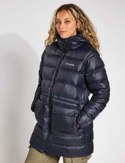 Columbia Harmony Falls Hooded Mid Down Jacket - Blackimage1- The Sports Edit