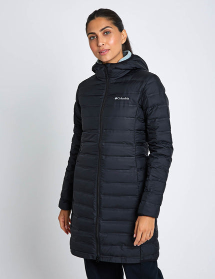 Columbia Lake 22 II Down Long Hooded Jacket - Blackimage3- The Sports Edit