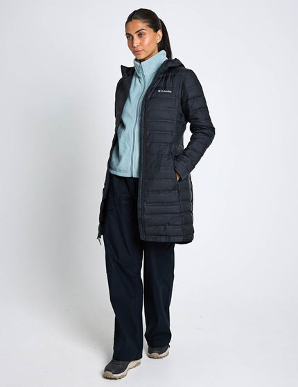 Columbia Lake 22 II Down Long Hooded Jacket - Blackimage6- The Sports Edit