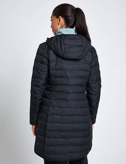 Columbia Lake 22 II Down Long Hooded Jacket - Blackimage2- The Sports Edit