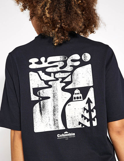 Columbia North Cascades Graphic T-Shirt - Black/Simple Gorgeimage4- The Sports Edit