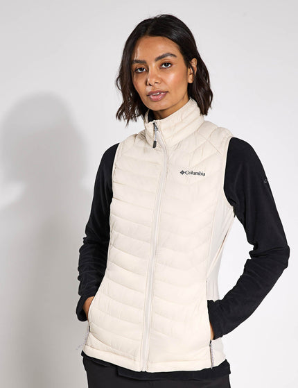Columbia Powder Pass II Hybrid Puffer Gilet - Dark Stoneimage1- The Sports Edit