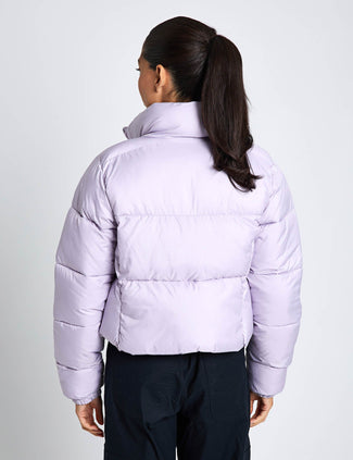 Puffect II Cropped Puffer Jacket - Lavender Pearl