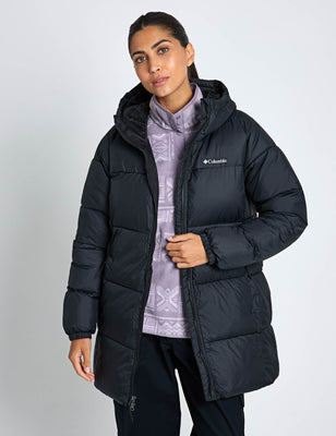 Puffect II Hooded Mid Puffer Jacket - Black