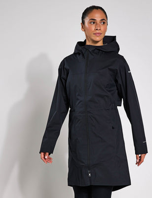 Weekend Adventure II Long Waterproof Jacket - Black