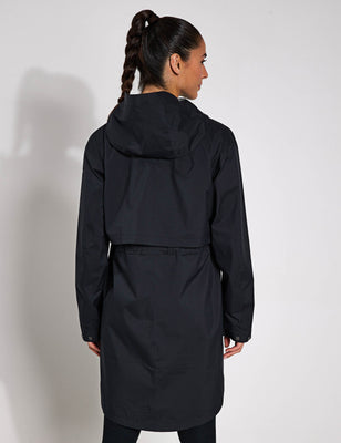 Weekend Adventure II Long Waterproof Jacket - Black