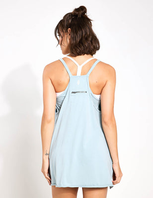 Hot Shot Mini Dress - Eucalyptus