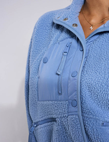 FP Movement Hit The Slopes Fleece Jacket - Blue Greyimage4- The Sports Edit