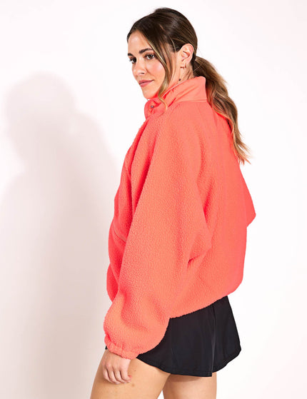 FP Movement Hit The Slopes Fleece Jacket - Neon Coralimage2- The Sports Edit