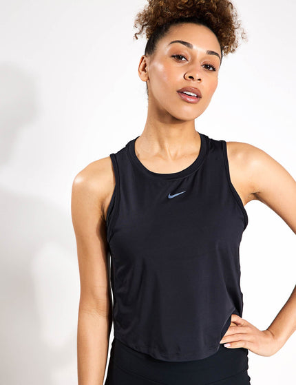 Nike One Classic Dri-FIT Cropped Tank Top - Blackimage1- The Sports Edit