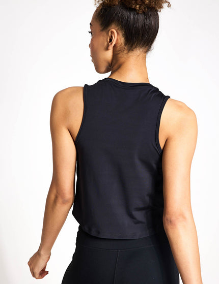 Nike One Classic Dri-FIT Cropped Tank Top - Blackimage2- The Sports Edit