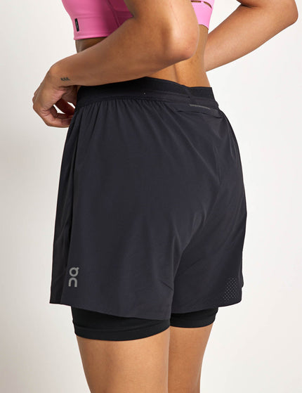ON Running 3" Performance 2-in-1 Shorts - Blackimage4- The Sports Edit