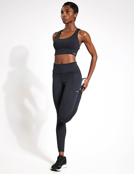 PUMA 4Keeps Evolve Training Longline Bra - Blackimage4- The Sports Edit