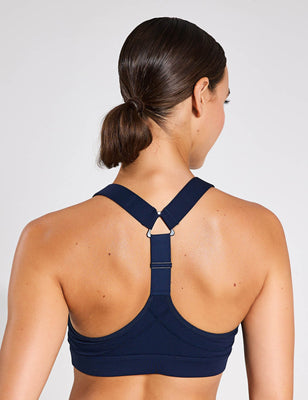 Power Medium Support Sports Bra - Navy Blue