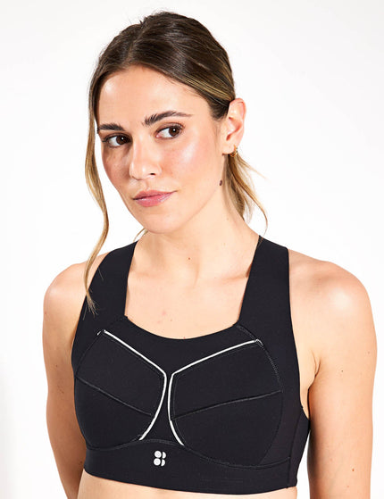 Sweaty Betty Zero Gravity Running Bra - Blackimage1- The Sports Edit