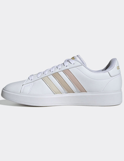 adidas Grand Court 2.0 Shoes - Cloud White/Wonder White/Wonder Beigeimage4- The Sports Edit