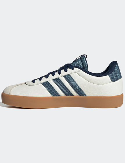 adidas VL Court 3.0 Shoes - Off White/Night Indigo/Gum10image4- The Sports Edit