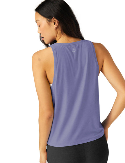 Beyond Yoga Featherweight Rebalance Tank - Periwinkle Cloud Heatherimage3- The Sports Edit