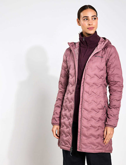 Columbia Delta Ridge II Hooded Long Down Puffer - Figimage1- The Sports Edit