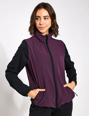 Convertible Sports Jacket with Stormwear - Blackberry