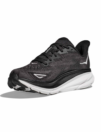 HOKA Clifton 9 - Black/Whiteimage4- The Sports Edit